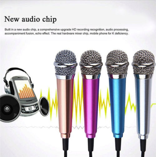 Mini mobile phone microphone mobile phone recording sing small microphone small microphone