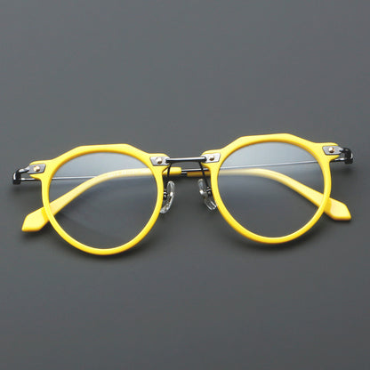 Neu Brille 5812 Retro Brillengestell Metall Optische Brillengestell