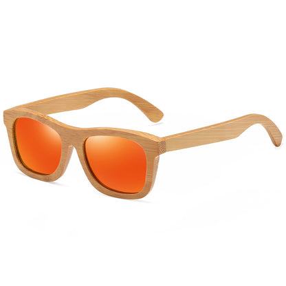 New trendy bamboo sunglasses