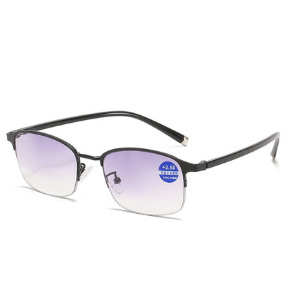 Fashion Anti-blue Light Bifocal Presbyopic Glasses Men And Women