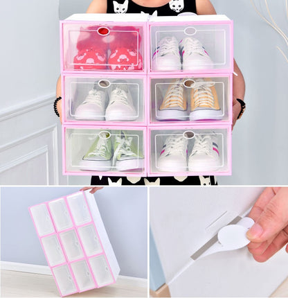 Transparent shoe box