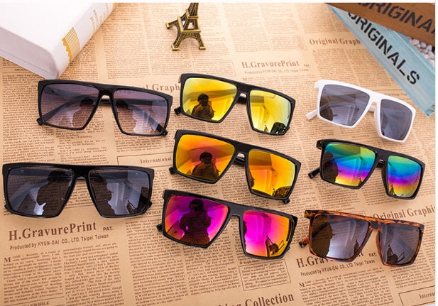 Ghost glasses skull skull skull color film sunglasses tide men and women square sunglasses sports frog mirror