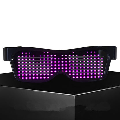 Bluetooth connected luminous glasses led shutter atmosphere Sunglasses