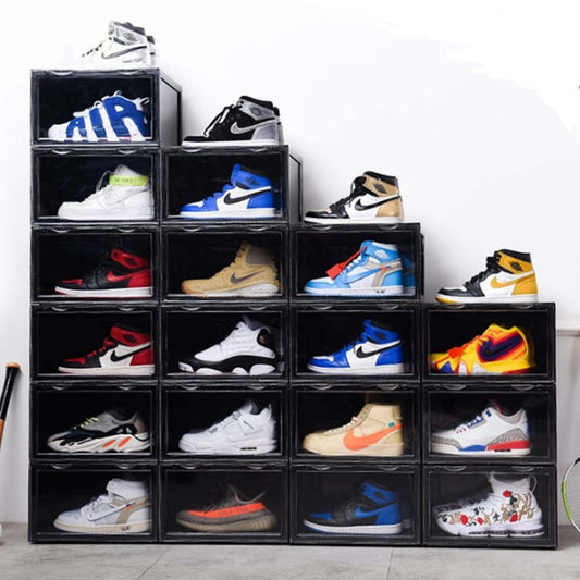 High-top shoe storage box