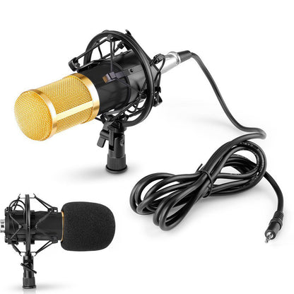 BM800 Condenser Anchor Microphone Recording Live Microphone Set