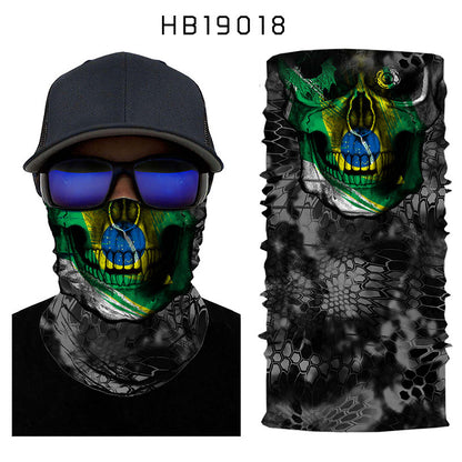 Totenkopf Outdoor Turban ständig wechselnder Zauberschal