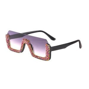 Diamond square sunglasses