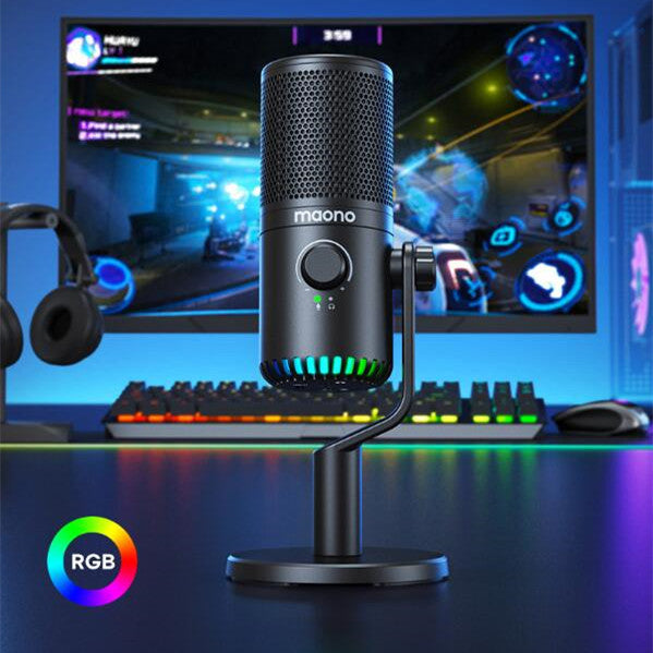 Microphone pour jeux informatiques Esports Bureau dédié