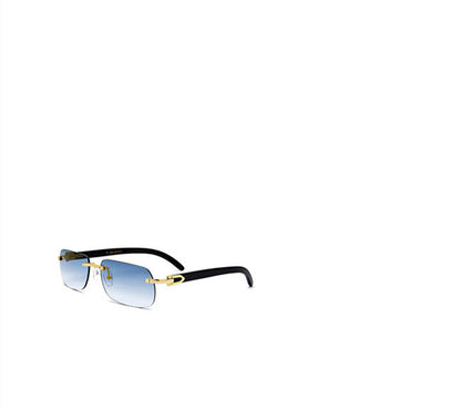 Horn Sunglasses Precious White Horn Legs High-grade UV Protection