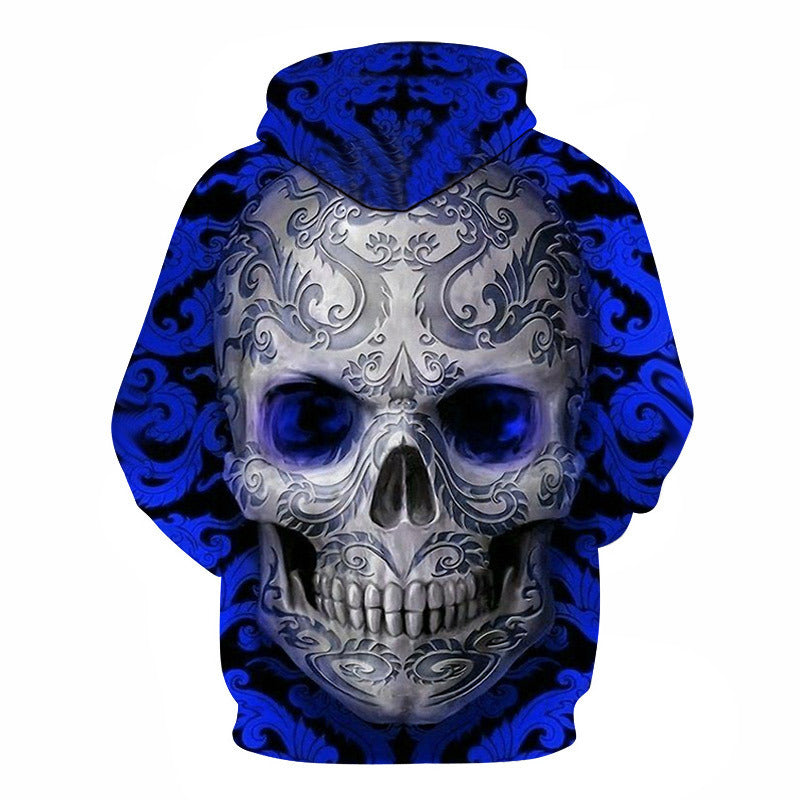 Red Dragon Skull Hoodie