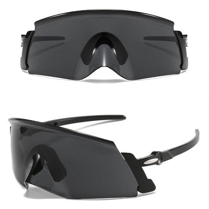 Frameless One-piece Riding Windbreak Sunglasses