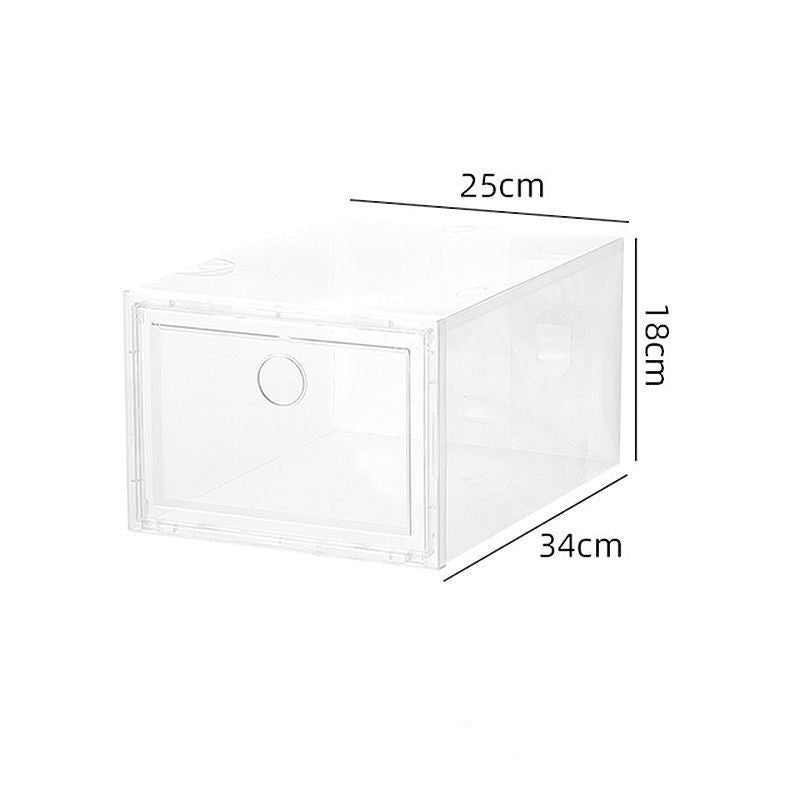 Transparent Plastic Clamshell  Shoe Storage Box