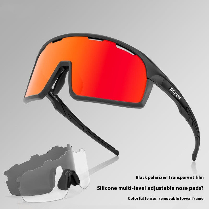 Neu Dual-form Outdoor Radfahren Sportbrille Mountainbike UV Schutz Brille