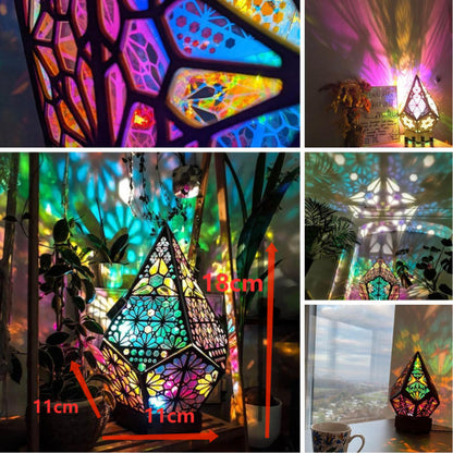 Diamond Lamp Led Projection Bohemian Floor Decorative Lamp