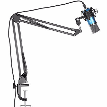 Neewer NW-7000 Microphone à Condensateur de Studio Professionnel USB et NW-35 Support de Bras de Suspension Réglable avec Support Antichoc et Kit de Pince de Montage de Table Parfait pour la Diffusion et l'Enregistrement Sonore