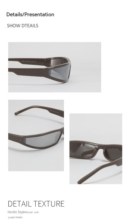 Y2g Future Style Narrow Frame Sunglasses