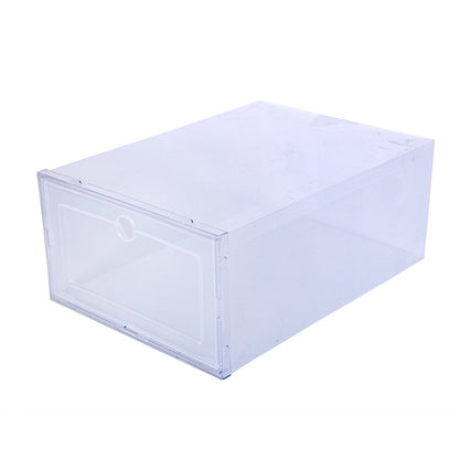 Plastic Shoe Box Thickened Transparent Drawer Box Plastic Shoe Box Stackable Box