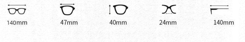 GMS806 Pure Titanium Glasses Rim Retro Sheet Metal Eyeglass Frame Business Myopia Glasses Rim