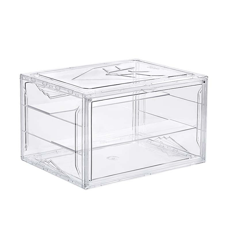 Magnetic Shoe Box Transparent PET Dustproof