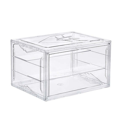 Magnetic Shoe Box Transparent PET Dustproof