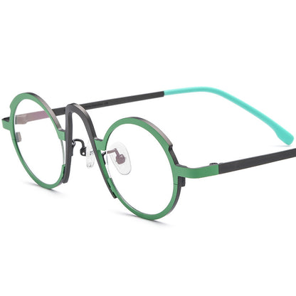 Multicolor Ultra Light Pure Titanium Myopia Glasses Frame