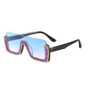 Diamond square sunglasses