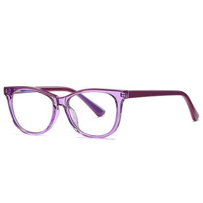 Fashion Colorblock Anti-blue Ray Youth Glasses