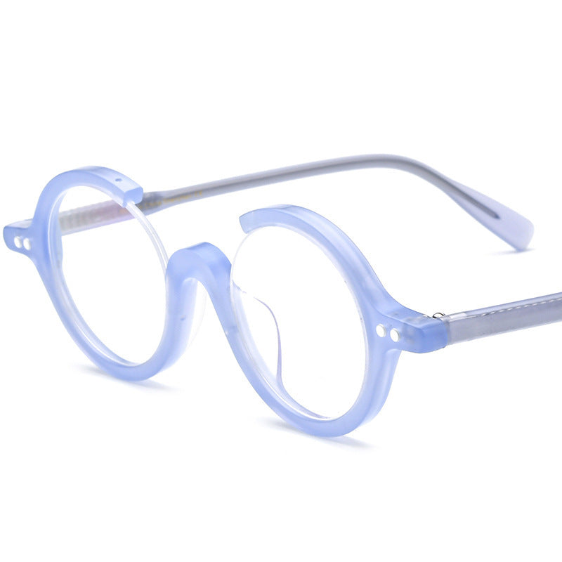 New Shaped Anti-blue Light Glasses Flat Mirror Female