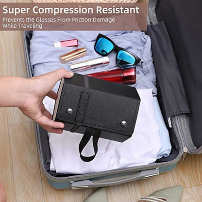 New Portable Folding Sunglasses Storage Box