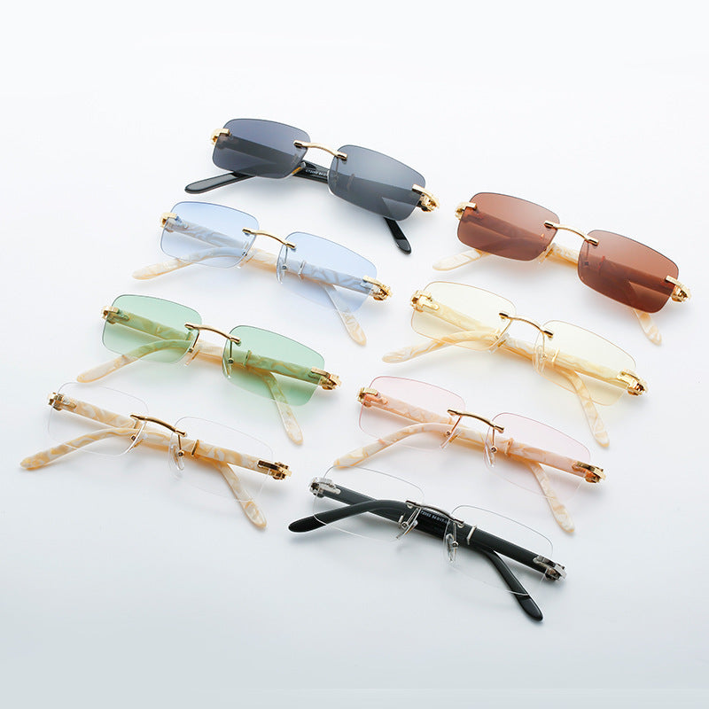 Women's Fashion New Kajia Rimless Sunglasses