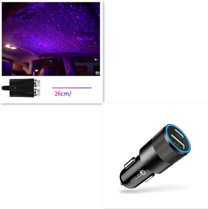 Star Light Projector Party Lights USB LED Light Interior Lighting LED Interior Car Lights Starry Sky Galaxy Night Lights