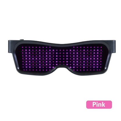 Bluetooth connected luminous glasses led shutter atmosphere Sunglasses