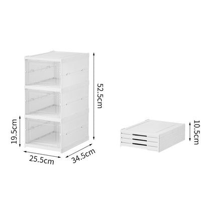 Keine Installation Verdickter Schuhkarton Transparenter Schrank Aufbewahrungsschrank Home Schuhregal