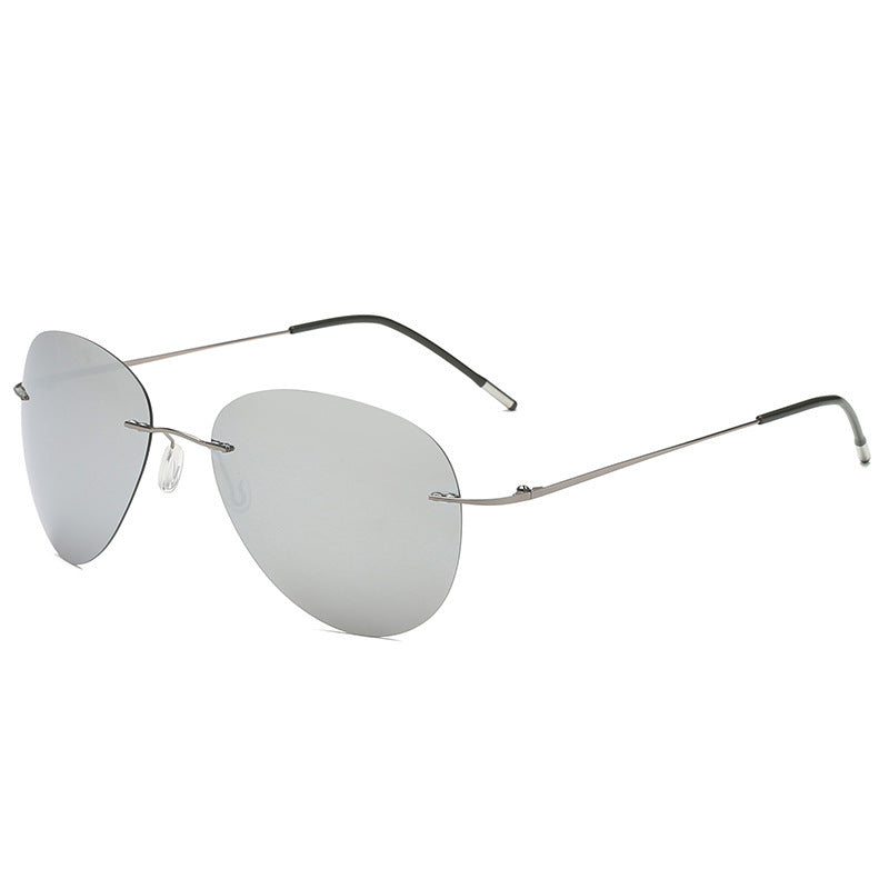 New Frameless Ultralight Polarized Titanium Polarized Sunglasses