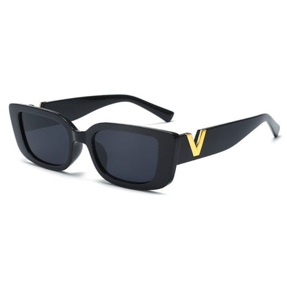 Women's Square Hip Hop Jelly Sunglasses