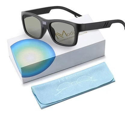 LCD Smart Chip Color-changing Polarized Sunglasses