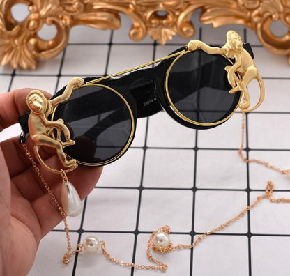 Cool Steampunk Vintage Design Sunglasses