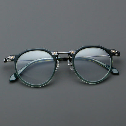 Neu Brille 5812 Retro Brillengestell Metall Optische Brillengestell