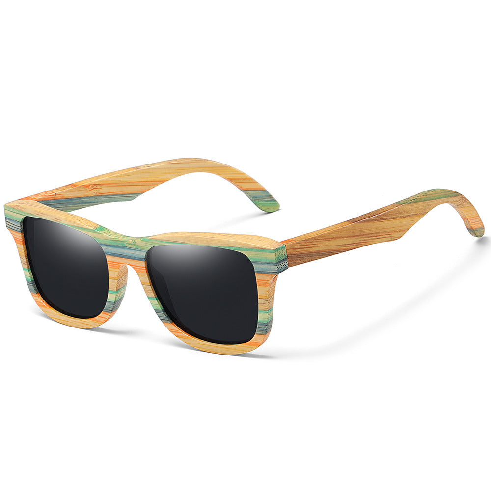 Wooden Fashion Glasses Wooden Polarized Bamboo Sunglasses