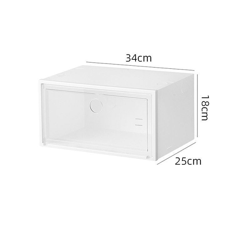 Transparent Plastic Clamshell  Shoe Storage Box