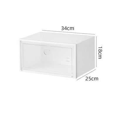 Transparent Plastic Clamshell  Shoe Storage Box