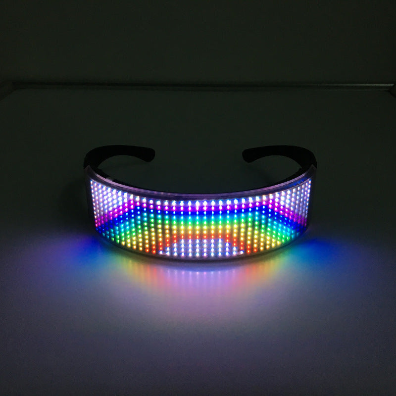 Luminous glasses jump di props