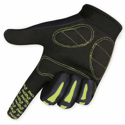 Sportliche Outdoor-Reithandschuhe mit vollem Finger und Totenkopf