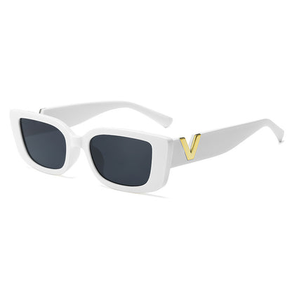 Women's Square Hip Hop Jelly Sunglasses