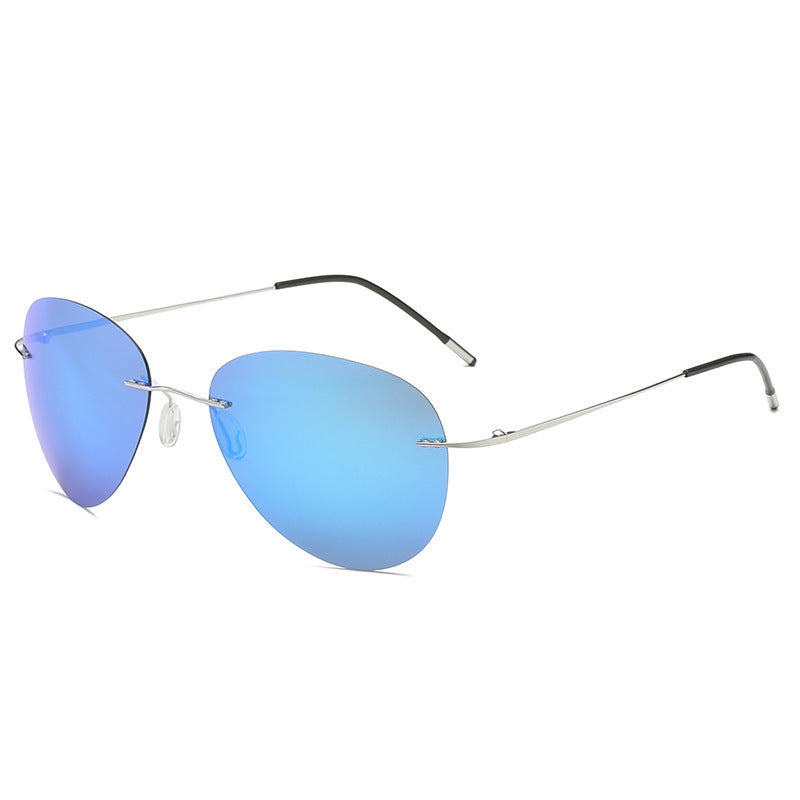 New Frameless Ultralight Polarized Titanium Polarized Sunglasses