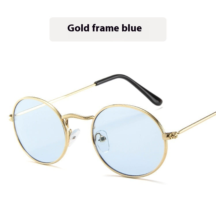 Sonnenschutz Trend Retro Oval Sonnenbrille