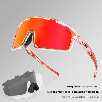 Neu Dual-form Outdoor Radfahren Sportbrille Mountainbike UV Schutz Brille