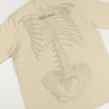 Back Skull Bone Print Short Sleeve