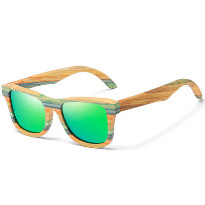 Wooden Fashion Glasses Wooden Polarized Bamboo Sunglasses