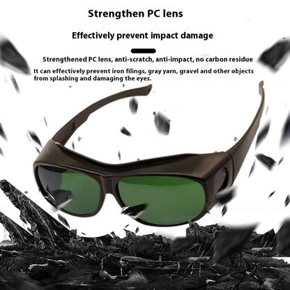 Welder Anti-laser Glasses Anti-glare UV Welding Labor Protection Bicycle